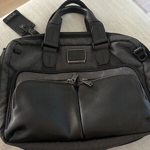 Tumi Black and Gray Men's Briefcase